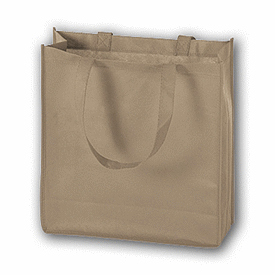 Click on Tan Unprinted Non-Woven Tote Bags to see product details