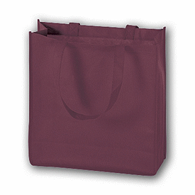 Click on Burgundy Unprinted Non-Woven Tote Bags to see product details