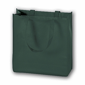 Click on Hunter Green Unprinted Non-Woven Tote Bags to see product details