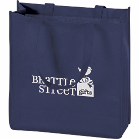 Click on Navy Non-Woven Tote Bags to see product details