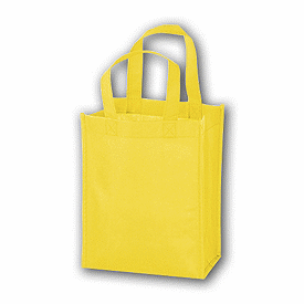 Click on Yellow Unprinted Non-Woven Tote Bags to see product details