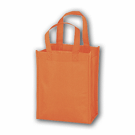Click on Orange Unprinted Non-Woven Tote Bags to see product details