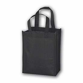 Click on Black Unprinted Non-Woven Tote Bags to see product details