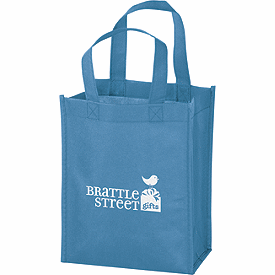 Click on Cool Blue Non-Woven Tote Bags to see product details