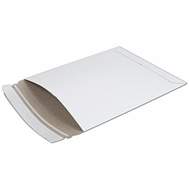Click on White Fiberboard Self-Seal Shipping Mailer to see product details