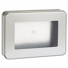 Click on Silver Tin with Window to see product details