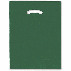 Click on Dark Green Die-Cut Handle Bag to see product details