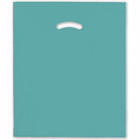 Click on Teal Die-Cut Handle Bag to see product details