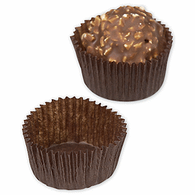 Click on Brown Glassine Candy Cups to see product details