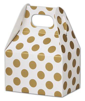Click on Metallic Gold Dots Gable Boxes to see product details