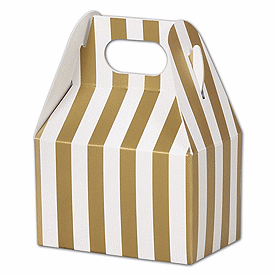 Click on Metallic Gold Stripes Gable Boxes to see product details
