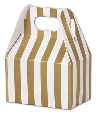 Click on Metallic Gold Stripes Gable Boxes to see product details