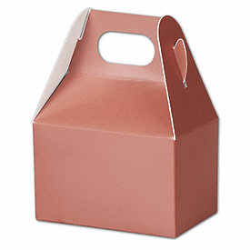 Click on Metallic Rose Gold Gable Boxes to see product details