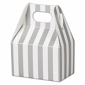 Click on Metallic Silver Stripes Gable Boxes to see product details