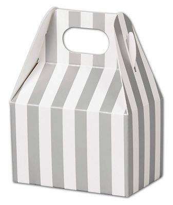 Click on Metallic Silver Stripes Gable Boxes to see product details