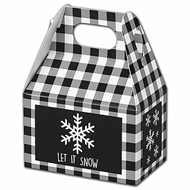 Click on Let it Snow Plaid Gable Boxes to see product details