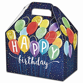 Click on Happy Birthday Balloons Gable Boxes to see product details