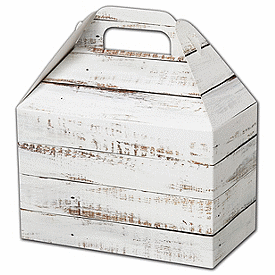 Click on Distressed White Wood Gable Boxes to see product details