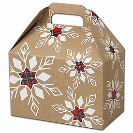 Click on Plaid Snowflakes Gable Boxes to see product details