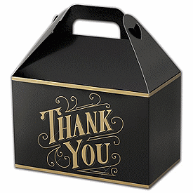 Click on Black & Gold Thanks Gable Boxes to see product details