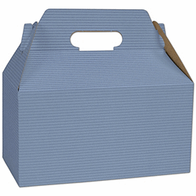 Click on French Blue Varnish Striped Gable Boxes to see product details