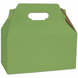 Click on Apple Green Varnish Striped Gable Boxes to see product details