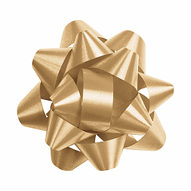 Click on Gold Splendorette Star Bows to see product details