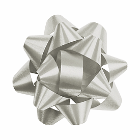 Click on Silver Splendorette Star Bows to see product details