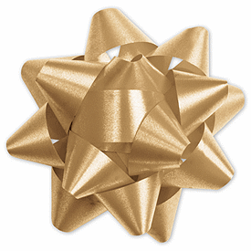 Click on Gold Splendorette Star Bows to see product details