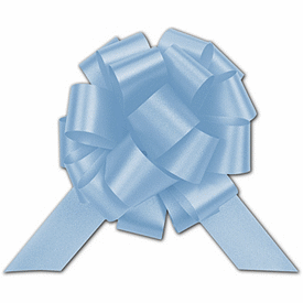 Click on Light Blue Satin Perfect Pull Bows to see product details