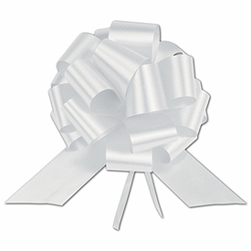 Click on White Satin Perfect Pull Bows to see product details