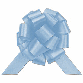 Click on Light Blue Satin Perfect Pull Bows to see product details