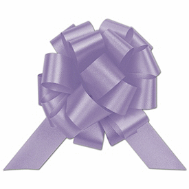 Click on Lavender Satin Perfect Pull Bows to see product details