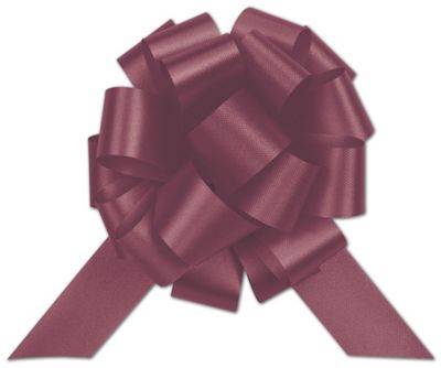 Click on Marsala Satin Perfect Pull Bows to see product details