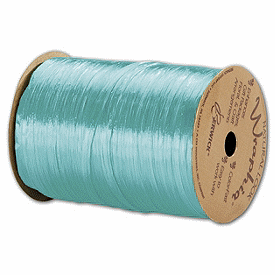 Click on Pearlized Wraphia Robin Ins Egg Blue Ribbon to see product details