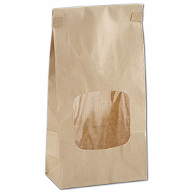 Click on Kraft Tin-Tie Bags w/ Windows to see product details