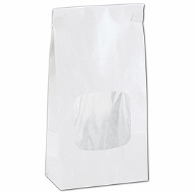 Click on White Tin-Tie Bags w/ Windows to see product details