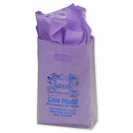 Click on Clear Frosted High Density Die Cut Shoppers to see product details