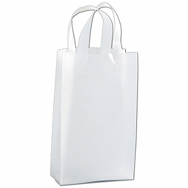 Click on Clear Frosted High Density Flex Loop Shoppers to see product details