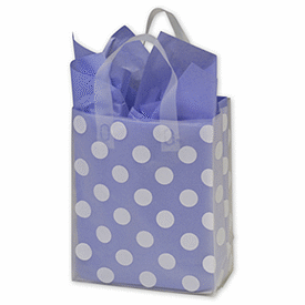 Click on White Dots Clear-Frosted Flex Loop Shoppers to see product details