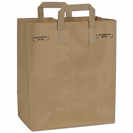 Click on Natural Kraft Grocery Bags with Handles Down to see product details