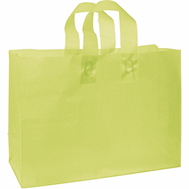 Click on Lime Green Frosted High Density Shoppers to see product details