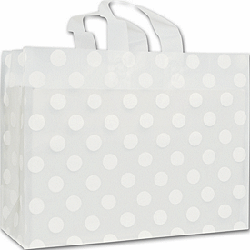 Click on White Dots Clear-Frosted Flex Loop Shoppers to see product details