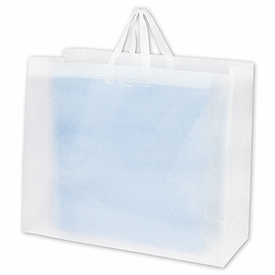 Click on Clear Frosted High Density Flex Loop Shoppers to see product details