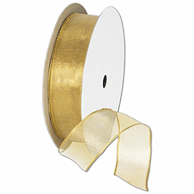 Click on Wire Edge Magic Wand Gold Ribbon to see product details