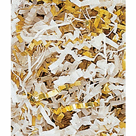 Click on Gold & White Metallic Crinkle Cut Blend Fill to see product details