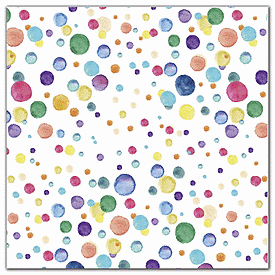 Click on Watercolor Confetti Polypropylene Film Rolls to see product details