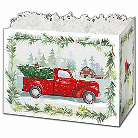 Click on Farmhouse Christmas Gift Basket Boxes to see product details