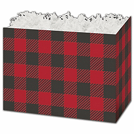 Click on Buffalo Plaid Gift Basket Boxes to see product details
