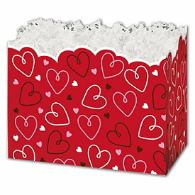 Click on Doodle Hearts Gift Basket Boxes to see product details